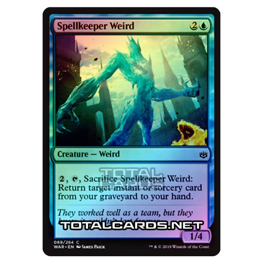 Magic The Gathering - War of The Spark - Spellkeeper Weird - 69/264 (Foil)