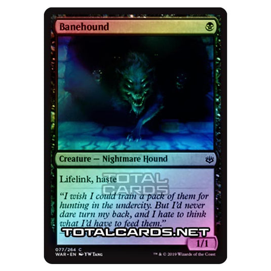 Magic The Gathering - War of The Spark - Banehound - 77/264 (Foil)