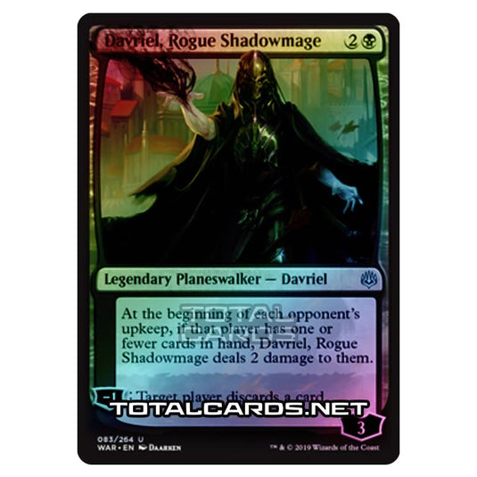 Magic The Gathering - War of The Spark - Davriel, Rogue Shadowmage - 83/264 (Foil)