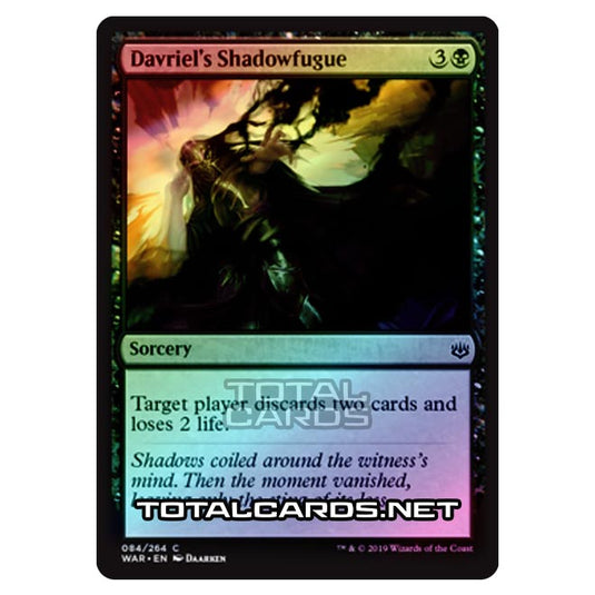 Magic The Gathering - War of The Spark - Davriel's Shadowfugue - 84/264 (Foil)