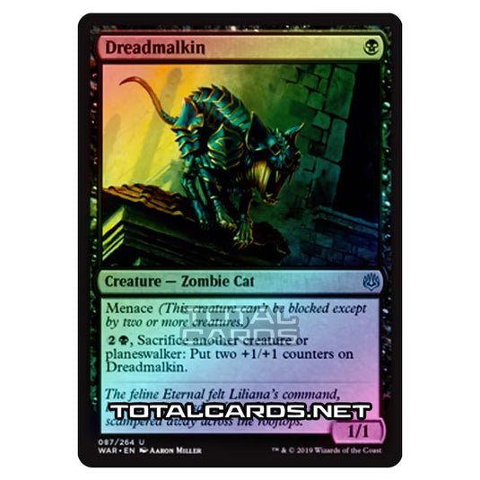 Magic The Gathering - War of The Spark - Dreadmalkin - 87/264 (Foil)