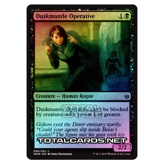 Magic The Gathering - War of The Spark - Duskmantle Operative - 88/264 (Foil)