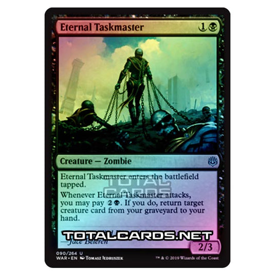 Magic The Gathering - War of The Spark - Eternal Taskmaster - 90/264 (Foil)