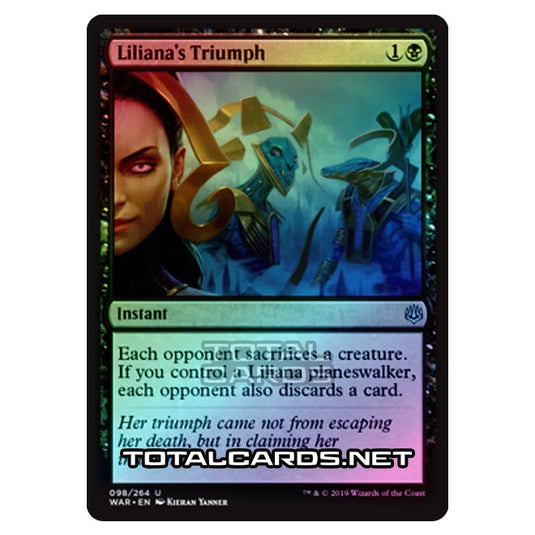 Magic The Gathering - War of The Spark - Liliana's Triumph - 98/264 (Foil)