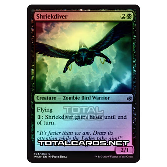 Magic The Gathering - War of The Spark - Shriekdiver - 103/264 (Foil)