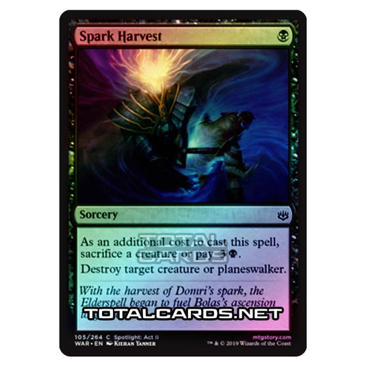 Magic The Gathering - War of The Spark - Spark Harvest - 105/264 (Foil)