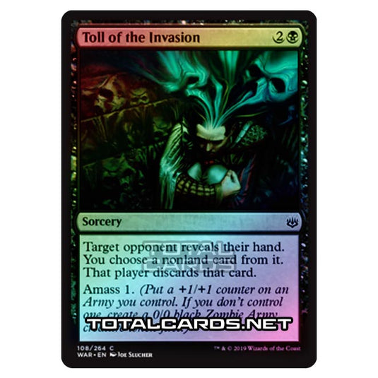 Magic The Gathering - War of The Spark - Toll of the Invasion - 108/264 (Foil)