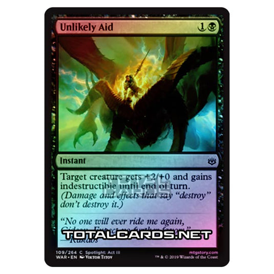 Magic The Gathering - War of The Spark - Unlikely Aid - 109/264 (Foil)