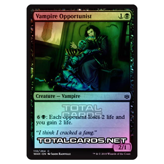 Magic The Gathering - War of The Spark - Vampire Opportunist - 110/264 (Foil)