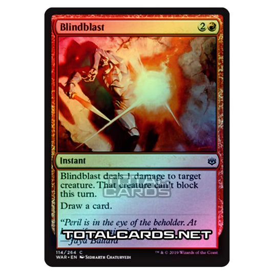 Magic The Gathering - War of The Spark - Blindblast - 114/264 (Foil)