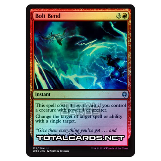 Magic The Gathering - War of The Spark - Bolt Bend - 115/264 (Foil)