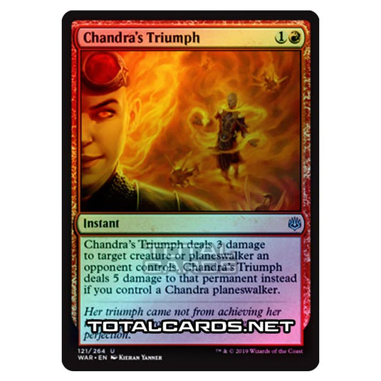 Magic The Gathering - War of The Spark - Chandra's Triumph - 121/264 (Foil)