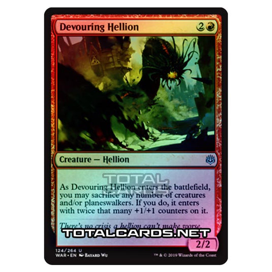 Magic The Gathering - War of The Spark - Devouring Hellion - 124/264 (Foil)