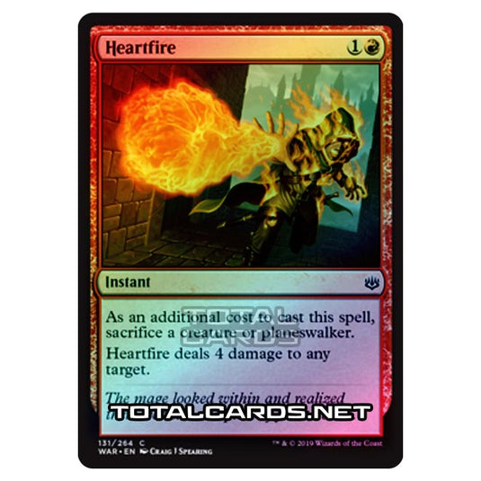 Magic The Gathering - War of The Spark - Heartfire - 131/264 (Foil)