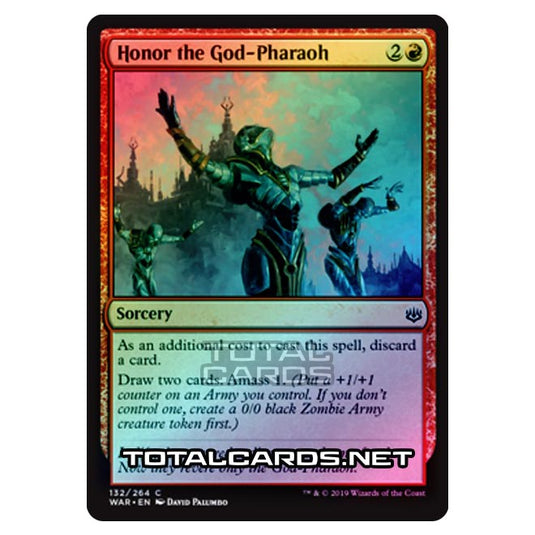 Magic The Gathering - War of The Spark - Honor the God-Pharaoh - 132/264 (Foil)