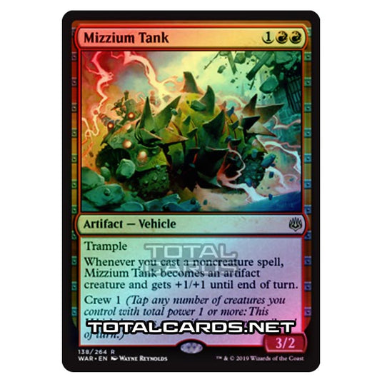 Magic The Gathering - War of The Spark - Mizzium Tank - 138/264 (Foil)