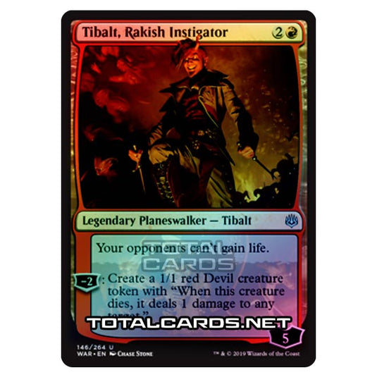 Magic The Gathering - War of The Spark - Tibalt, Rakish Instigator - 146/264 (Foil)