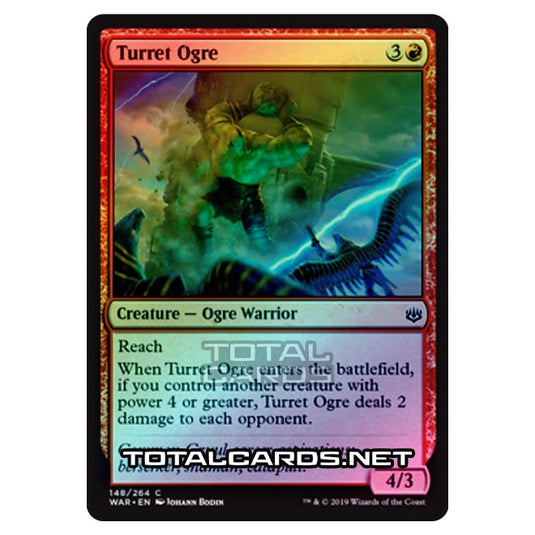 Magic The Gathering - War of The Spark - Turret Ogre - 148/264 (Foil)