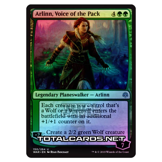 Magic The Gathering - War of The Spark - Arlinn, Voice of the Pack - 150/264 (Foil)