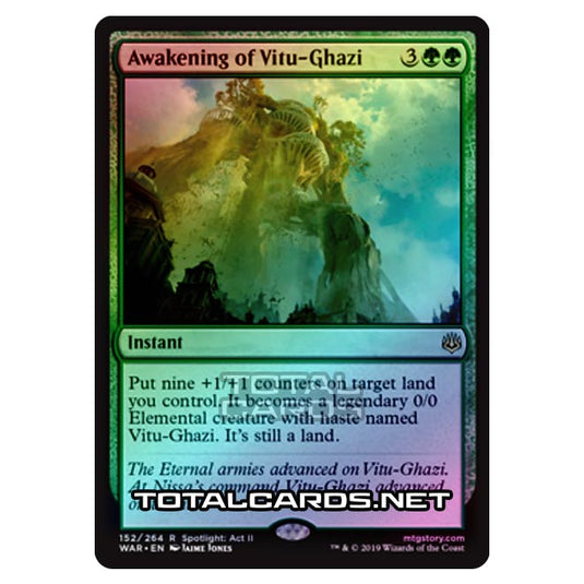 Magic The Gathering - War of The Spark - Awakening of Vitu-Ghazi - 152/264 (Foil)