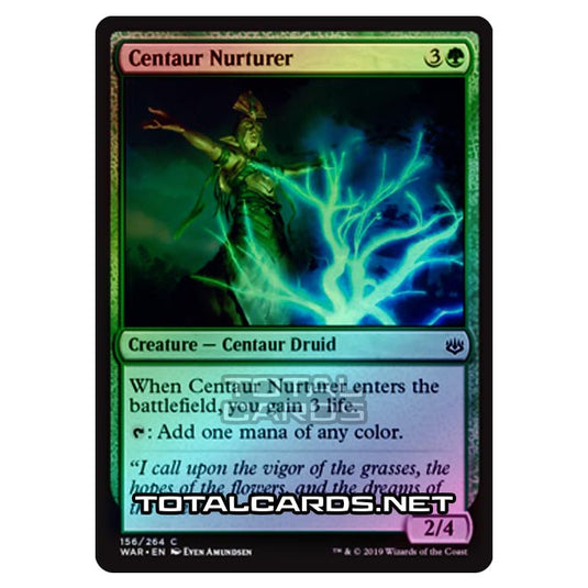 Magic The Gathering - War of The Spark - Centaur Nurturer - 156/264 (Foil)