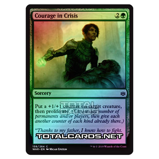 Magic The Gathering - War of The Spark - Courage in Crisis - 158/264 (Foil)