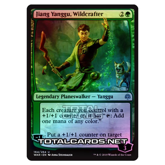 Magic The Gathering - War of The Spark - Jiang Yanggu, Wildcrafter - 164/264 (Foil)