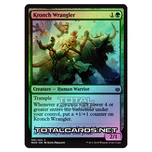 Magic The Gathering - War of The Spark - Kronch Wrangler - 166/264 (Foil)