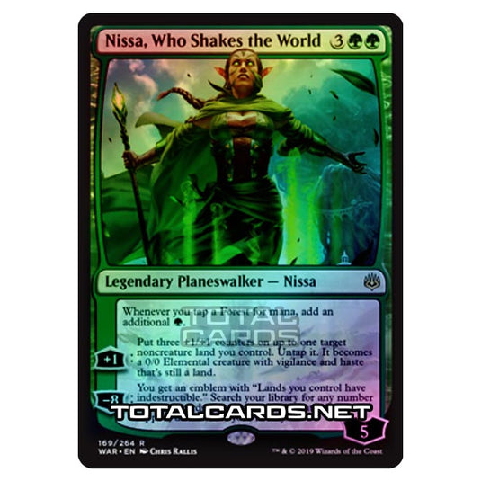 Magic The Gathering - War of The Spark - Nissa, Who Shakes the World - 169/264 (Foil)