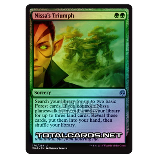 Magic The Gathering - War of The Spark - Nissa's Triumph - 170/264 (Foil)