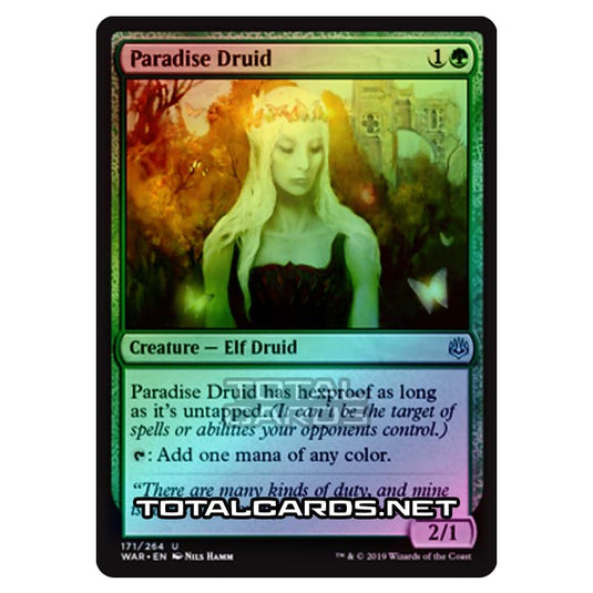 Magic The Gathering - War of The Spark - Paradise Druid - 171/264 (Foil)