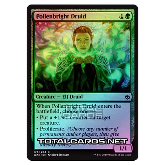 Magic The Gathering - War of The Spark - Pollenbright Druid - 173/264 (Foil)