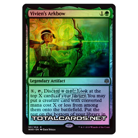 Magic The Gathering - War of The Spark - Vivien's Arkbow - 181/264 (Foil)