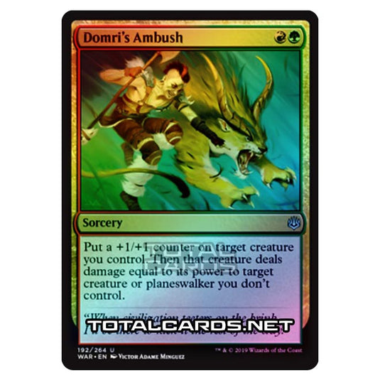 Magic The Gathering - War of The Spark - Domri's Ambush - 192/264 (Foil)