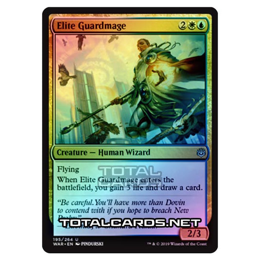 Magic The Gathering - War of The Spark - Elite Guardmage - 195/264 (Foil)