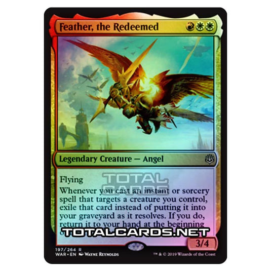 Magic The Gathering - War of The Spark - Feather, the Redeemed - 197/264 (Foil)