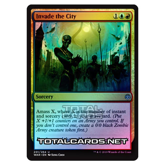 Magic The Gathering - War of The Spark - Invade the City - 201/264 (Foil)