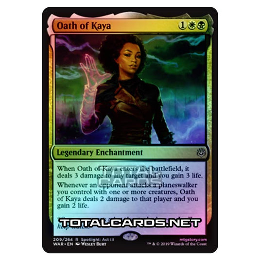 Magic The Gathering - War of The Spark - Oath of Kaya - 209/264 (Foil)