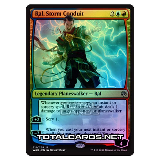 Magic The Gathering - War of The Spark - Ral, Storm Conduit - 211/264 (Foil)