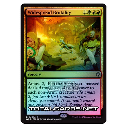 Magic The Gathering - War of The Spark - Widespread Brutality - 226/264 (Foil)