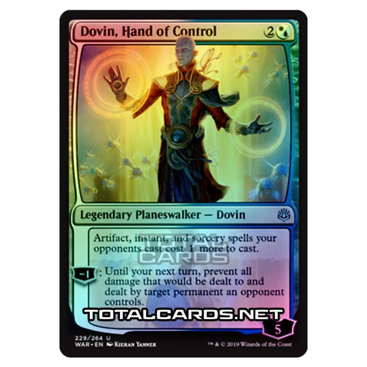 Magic The Gathering - War of The Spark - Dovin, Hand of Control - 229/264 (Foil)