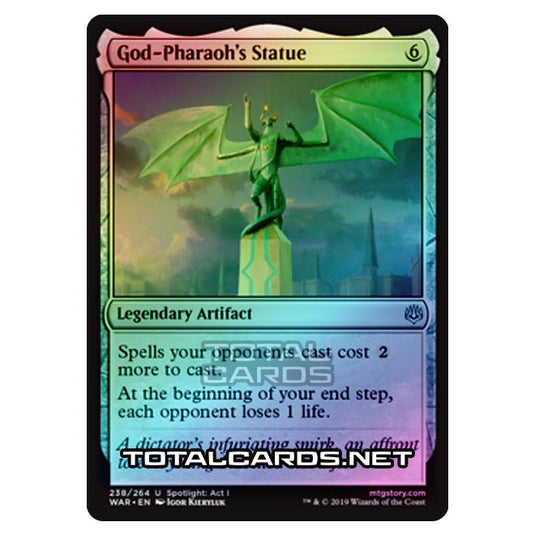 Magic The Gathering - War of The Spark - God-Pharaoh's Statue - 238/264 (Foil)