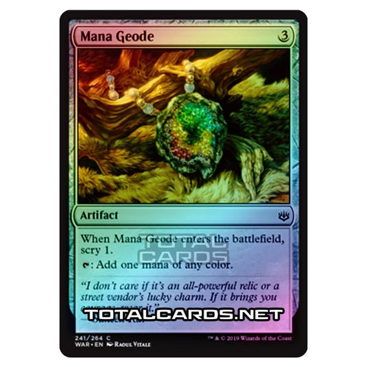 Magic The Gathering - War of The Spark - Mana Geode - 241/264 (Foil)