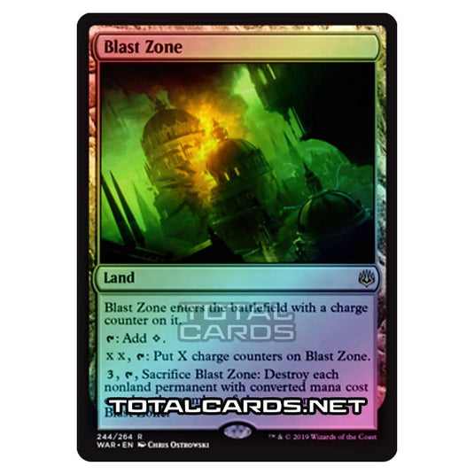Magic The Gathering - War of The Spark - Blast Zone - 244/264 (Foil)