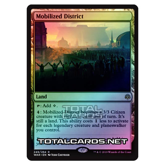Magic The Gathering - War of The Spark - Mobilized District - 249/264 (Foil)