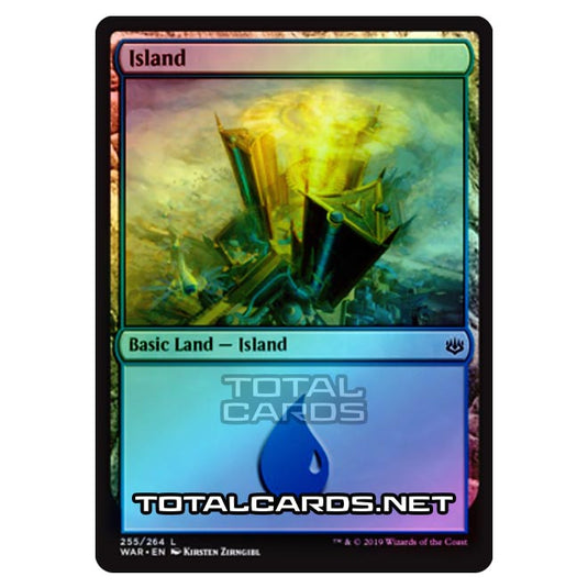 Magic The Gathering - War of The Spark - Island - 255/264 (Foil)