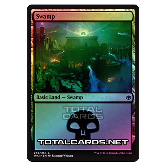 Magic The Gathering - War of The Spark - Swamp - 258/264 (Foil)