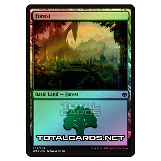 Magic The Gathering - War of The Spark - Forest - 262/264 (Foil)