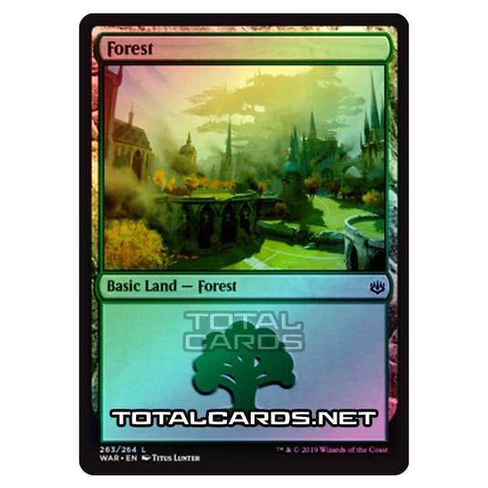 Magic The Gathering - War of The Spark - Forest - 263/264 (Foil)