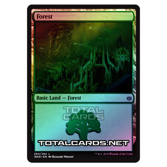 Magic The Gathering - War of The Spark - Forest - 264/264 (Foil)